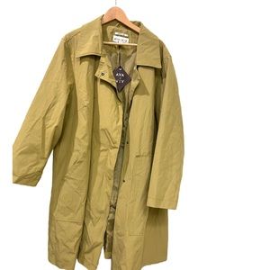 New NWT Ava & VIV double breasted rain trench coat 3X
